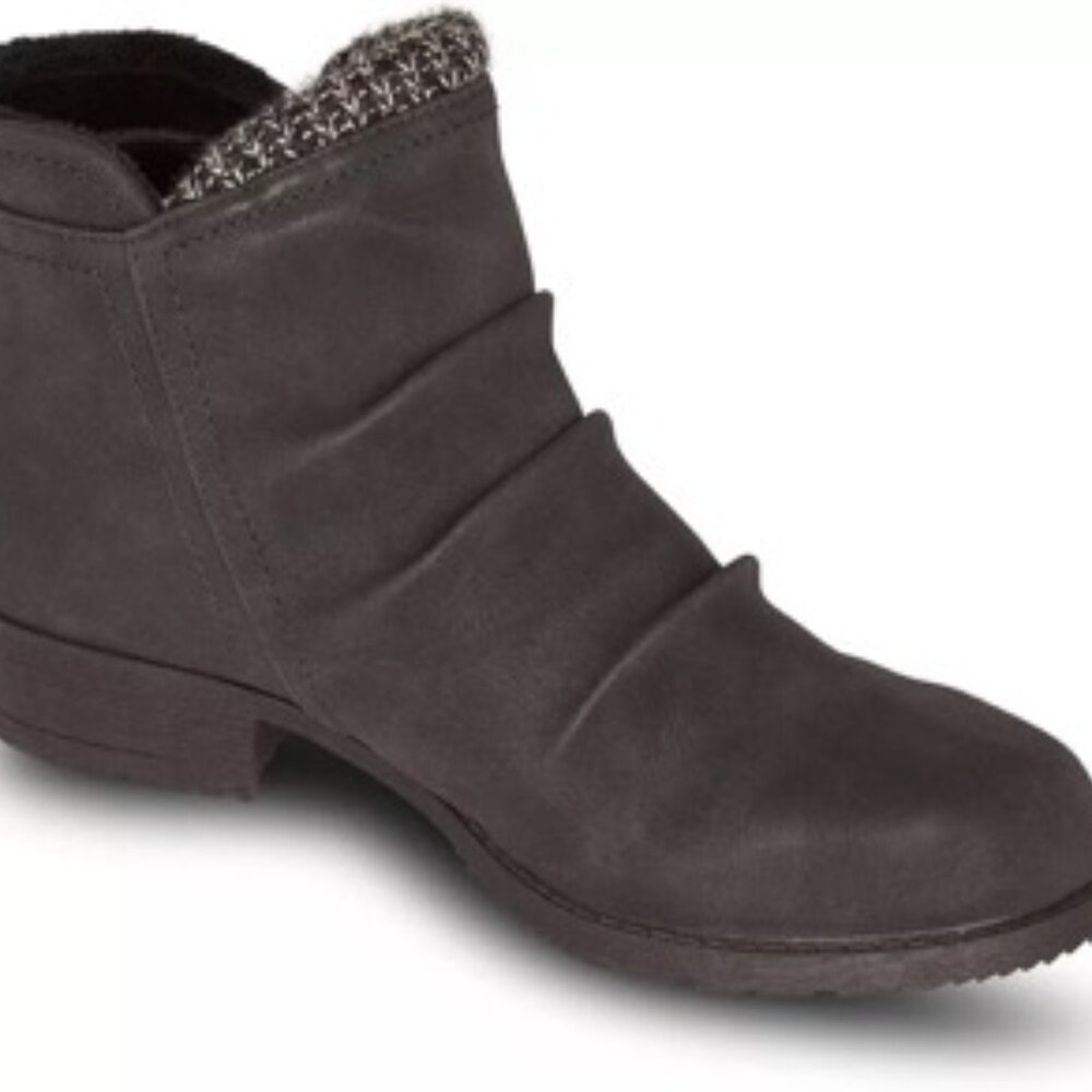 SPORTO Honor Faux Leather Sweater Women's Booties Boots Black Size 10 - Picture 2 of 5